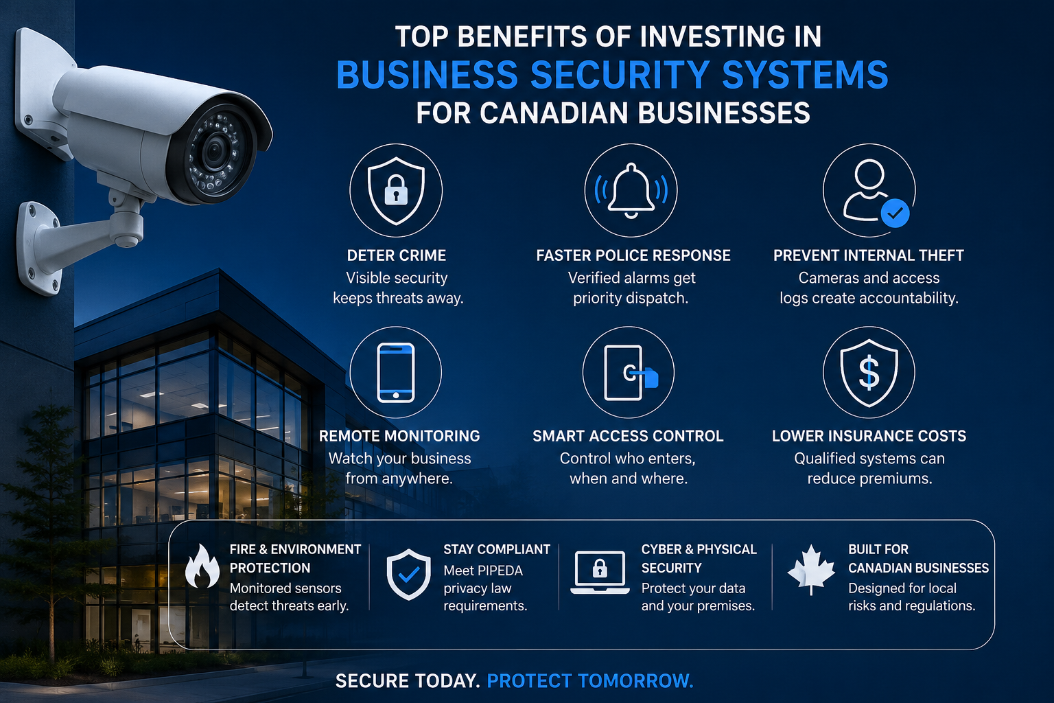 Top Benefits of Investing in Business Security Systems for Canadian Businesses
