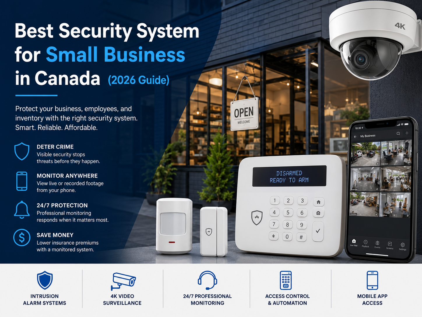 Best Security System for Small Businesses in Canada (2026 Guide)