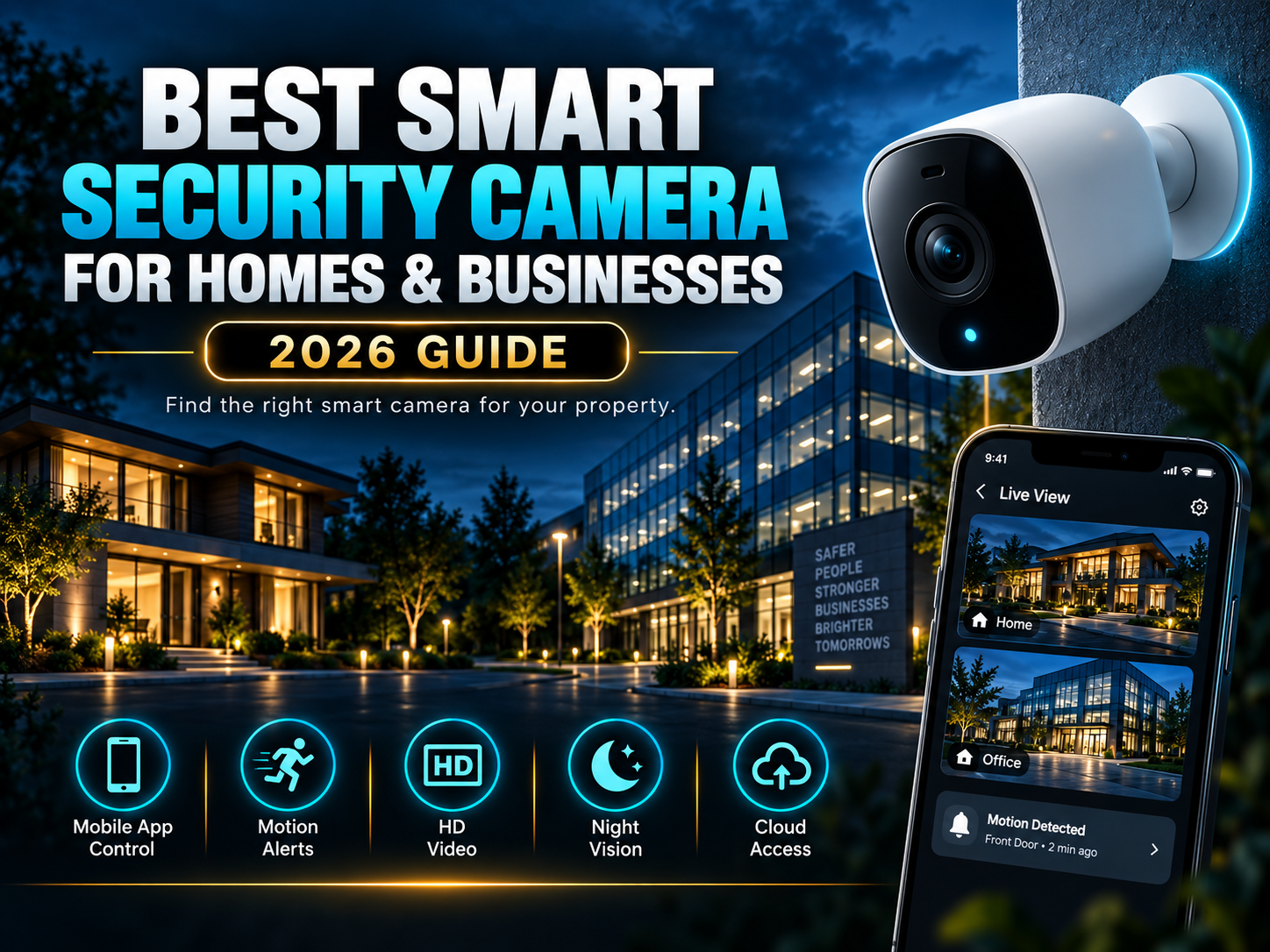 Best Smart Security Camera for Homes and Businesses