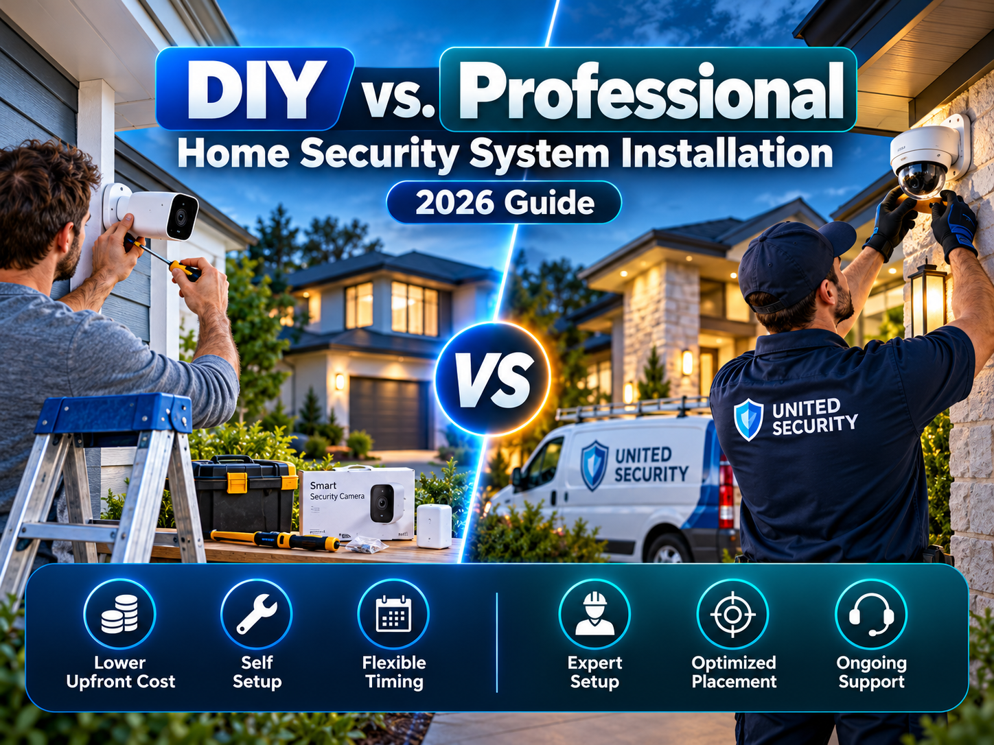 DIY vs Professional Home Security System Installation