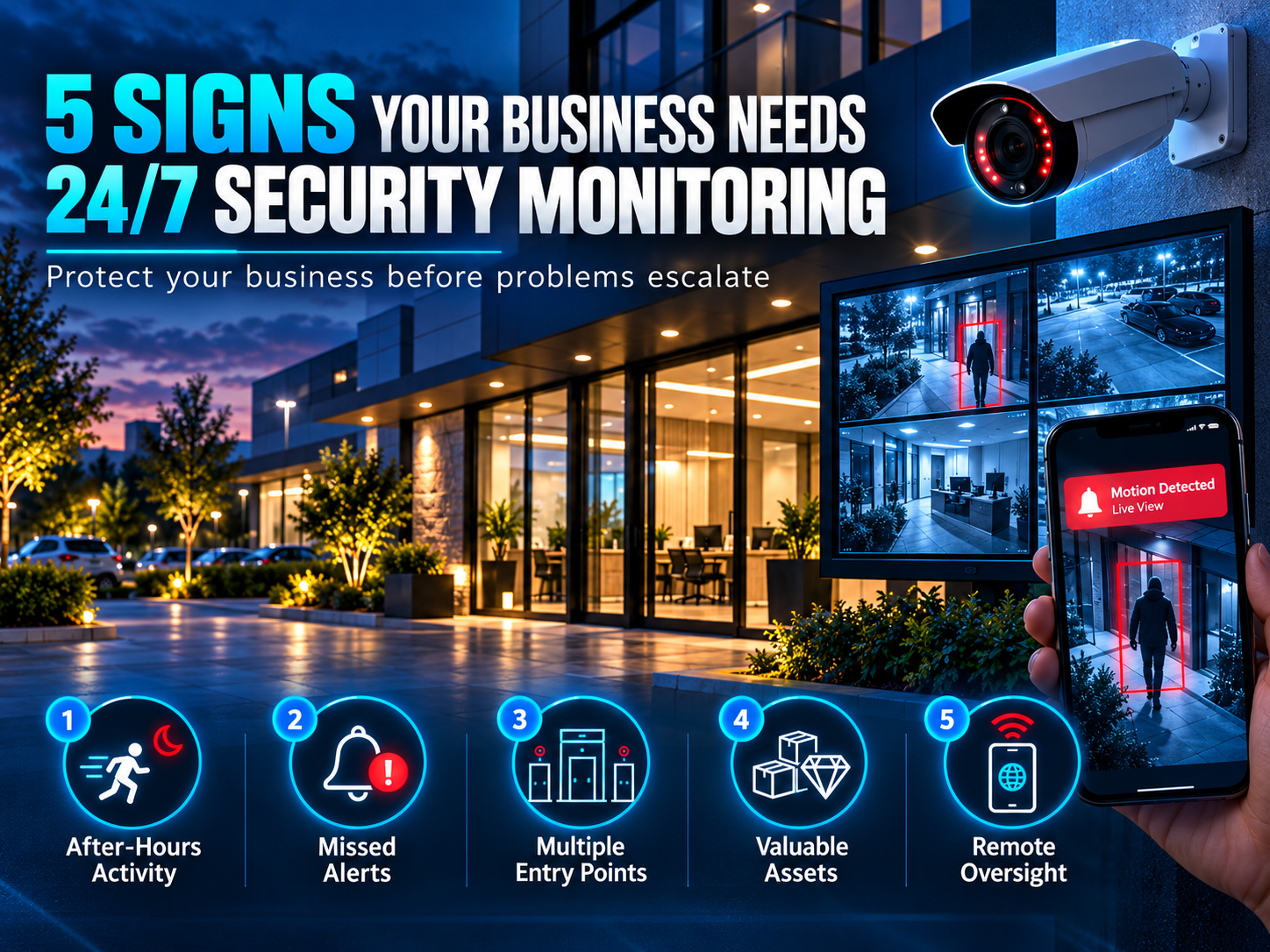 5 Signs Your Business Needs 24/7 Security Monitoring