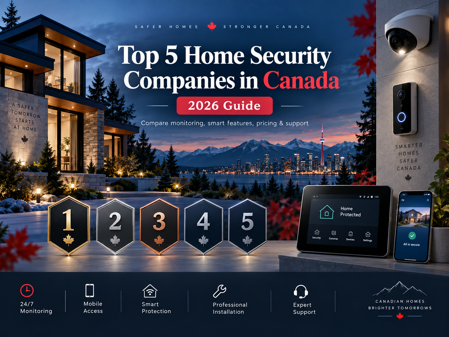 Top 5 Home Security Companies in Canada